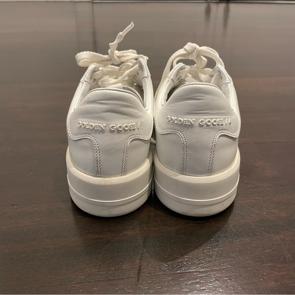 Golden Goose Women’s Purestar Sneakers in White - Picture 9 of 10